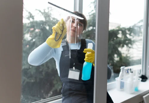 Nettoyage de vitres intérieures et extérieures aux Mureaux